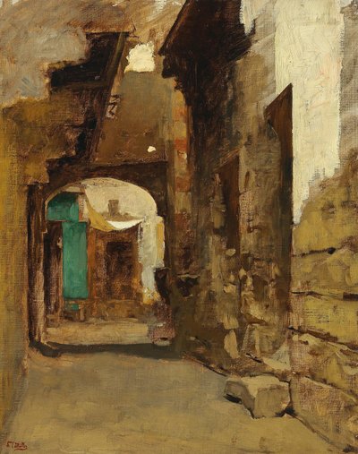 Oriental Street by Leopold Muller